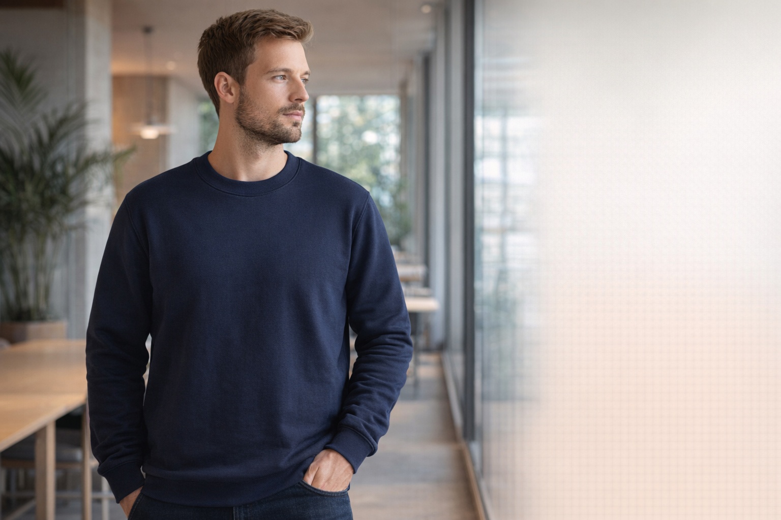 Basic Sweat Man personalizzabile
